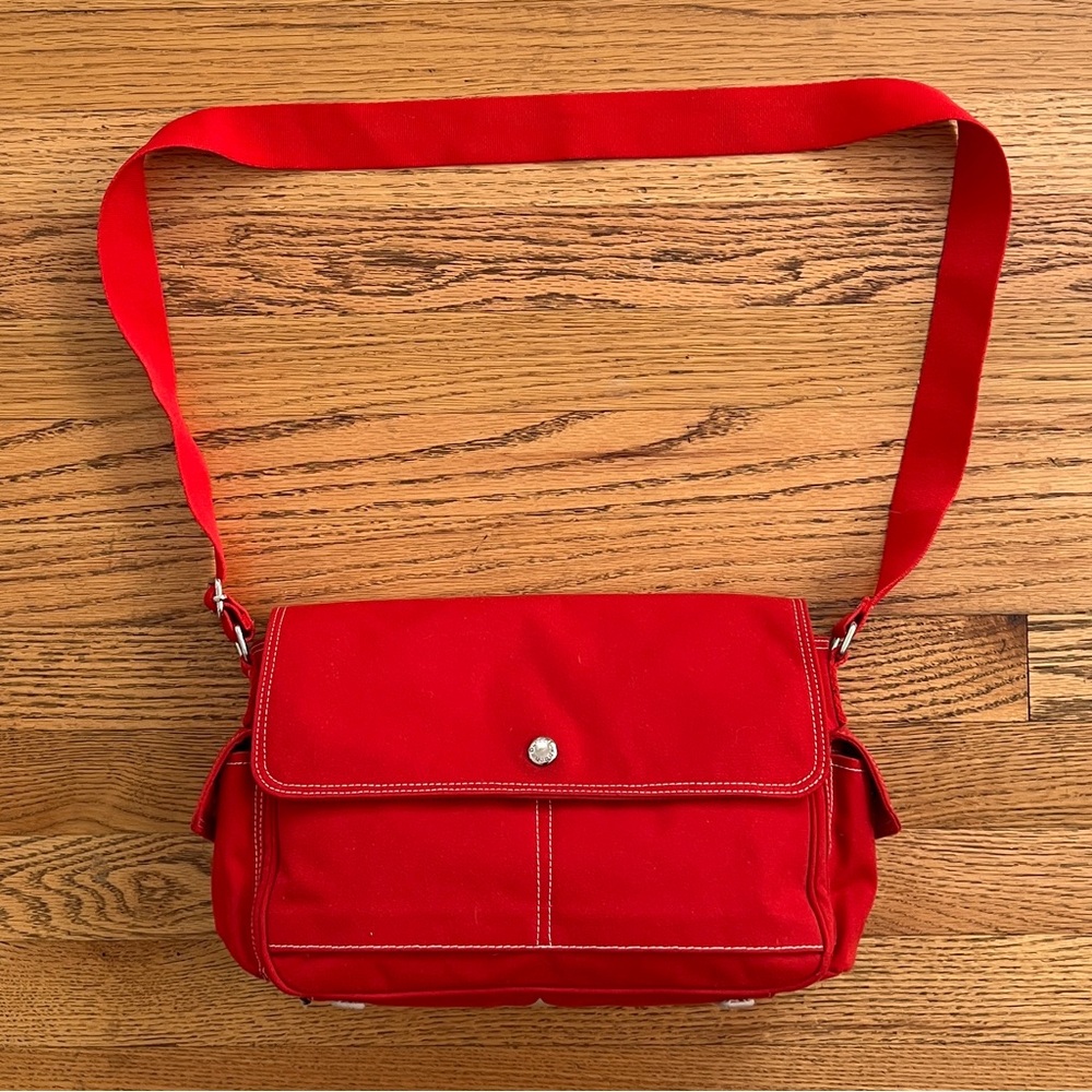 Y2K Red & White Star Magnetic Crossbody Bag